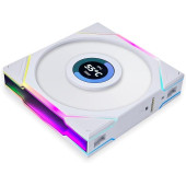 Lian Li UNI FAN TL-LCD REVERSE 3x120mm Beyaz Kasa Fanı - 2