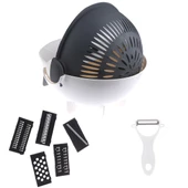 Periboia 5 Fonksiyonlu Dönen Süzgeçli Rende Doğrayıcı Dilimleyici Aparat thumbnail 3