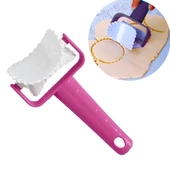 Periboia Tırtıklı Daire Şeklinde Hamur Kesici Kurabiye Ruleti thumbnail 3