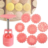 Periboia 7 Parça Fondan Dekoratif Hamur Punch Seti - Kurabiye Bisküvi Kalıbı thumbnail 4