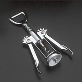 Periboia Krom Tirbuşon - 2 Fonksiyonlu Paslanmaz Metal thumbnail 2