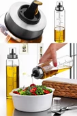 Periboia Borosilikat Akıllı Cam Yağdanlık - Dekoratif Sızdırmaz Sirkelik Sosluk 500 ML - 2
