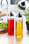 Periboia Borosilikat Akıllı Cam Yağdanlık - Dekoratif Sızdırmaz Sirkelik Sosluk 500 ML - 1