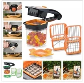 Periboia 5 In 1 Pratik Hazneli Sebze Meyve Doğrayıcı - 1