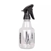 Periboia Profesyonel Berber Kuaför Sprey Tetikli Püskürtücü Şeffaf Boş Fısfıs Şişe Plastik  350 ML-BF103 - 4
