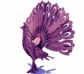 Periboia 3D Ahşap Puzzle - Motosiklet - 3