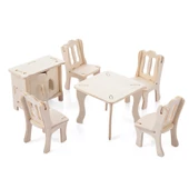 Periboia 3D Ahşap Puzzle - Yemek Odası - 2