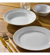 Güral Porselen Bahar Dalı Altın 48 Parça 12 Kişilik Yemek Takımı - 3