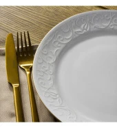 Güral Porselen Bahar Dalı Altın 48 Parça 12 Kişilik Yemek Takımı - 4