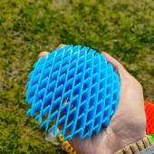 YENİ NESİL MAVİ SOLUCAN STRES OYUNCAĞI TOP ANAHTARLIKLI MODEL 2 ÖZELLİKLİ VIP NEW BLUE FIDGET WORM thumbnail 1