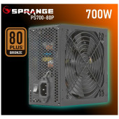 prange 700W 80 Plus Bronze Power Supply PS700-80P Psu - 1