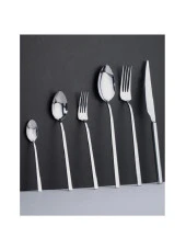 ACAR ADELİNA 72 PARÇA SİLVER ÇKB TAKIMI ART-05001/4 - 1