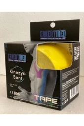 ERKENTMED Sari Tape Kinesio Ağrı Sporcu Bandı Yüz & Güzellik Kinesiology Bant - 2