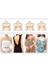 BEAUTY BOX Sıkı Göğüsler 7,5cm*5m Ten Rengi Suya Dayanıklı Göğüs Bandı Boob Tape Kinezyoloji Bandı thumbnail 1