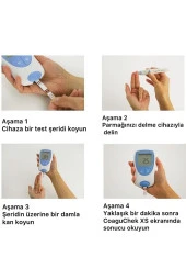 ROCHE Coaguchek Inr Ölçüm Cihazı + Inr Ölçüm Stribi ( Inr Ölçüm Çubuğu 24’lü ) Set - 3