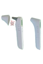 Jumper Temassız Ateş Ölçer Alından Ve Kulaktan , Çocuk Yetişkin Ve Oda Seçenekli Fr410 Gri - 7
