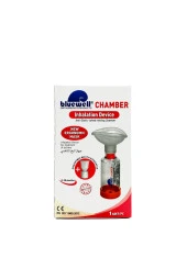 Bluewell Chamber Aerochamber Inhalasyon Cihazı Kırmızı 0-18 Ay thumbnail 4