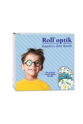 Roll Optik Kapatıcı Desenli Çoçuk Göz Bandı 50 Li - 1