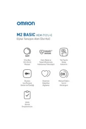 OMRON M2 Basıc Hem-7121j-e Üst Koldan Ölçer Dijital Tansiyon Aleti - 3