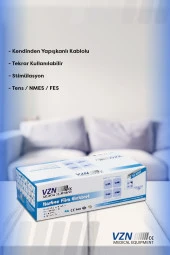 VZN Tens Pedi Kablolu Elektrot 5x5cm Tens Elektrodu - 2