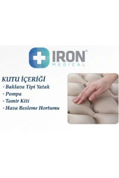 IRON Irn052 Yatak Yaralarını Önleyen Havalı Yatak Sistemi Baklava Tipi - 3