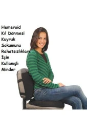 Ortopedik Oturma Simidi Hemoroid Basur Kıl Dönmesi Için Minder Yastık - 4