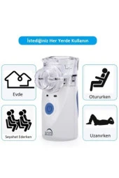 ACURA Ac 4020 Taşınabilir Mesh Nebulizatör Çok Hafif Süper Sessiz thumbnail 6