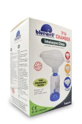BLUEWELL 3'lü Aerochamber Inhalasyon Cihazı - 1