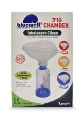 BLUEWELL 3'lü Aerochamber Inhalasyon Cihazı - 2