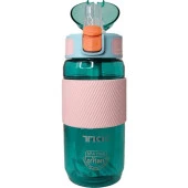 TKK 500 ml Yeşil Sİlikon Pipetli Tritan Suluk Matara thumbnail 3