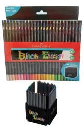 50 Renk Kuru Boya Black Edition 1 Paket 50 li Kuruboya Tam Boy Karton Kutu thumbnail 1