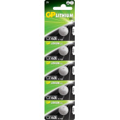 GP B atteries CR1620 1620 Boy Lityum Düğme Pil, 3 Volt, 5'li Kart, Gri - 1