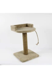 Petmagic Koltuklu Kedi Tırmalama Tahtası - Bej Rengi - 2