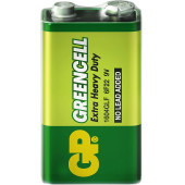 Gp Batteries Gp1604g Greencell 6F22/1222/9V Pil, 9 Volt, 10'Lu Kutu - 2