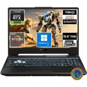 Asus Tuf Gaming A15 FA506NF-HN050A22 Ryzen5 7535HS 32GB 512SSD RTX2050 15.6 Fullhd W11P Taşınabilir BILGISAYAR-CNT023 - 1