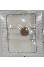 Özdilek (4 Parça) Büyük Boy Banyo Havlu Takımı - (2 Ad 90X150cm) + (2 Ad 50X90cm) - 3