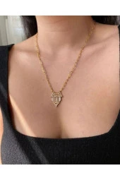 Serenay Kolye Altın Kaplama - 2