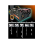 Sprange PS500-80P 500W 80 Plus Bronze Gamer 12CM Geniş Fan Power Supply - 2