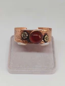 Akik Taşı Motifli Kalın Bakır Bileklik (52510) thumbnail 2