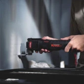Kress KUW58.1 480Watt Profesyonel Çok Amaçlı Devir Ayarlı Kesme Raspalama ve Zımpara + 12 Parça Aksesuar - 3