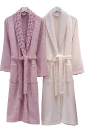 Nurpak Yıldız Bambu 10 Parça Aile Bornoz Seti Kutulu - 2