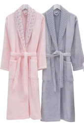 Nurpak Yıldız Bambu 10 Parça Aile Bornoz Seti Kutulu - 8