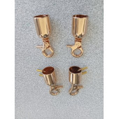 4 Adet Gold Metal Çanta Kovanı - 2