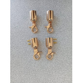 4 Adet Gold Metal Çanta Kovanı - 3