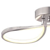 Apliqa Vetto Krom 38 Watt Plafonyer 3 Renkli Ledli Modern Mutfak Banyo Led Salon Sarkıt Avize - 3