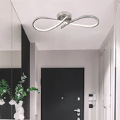 Apliqa Vetto Krom 38 Watt Plafonyer 3 Renkli Ledli Modern Mutfak Banyo Led Salon Sarkıt Avize - 1