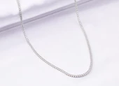 925 Ayar Kadın Gümüş (Silver)Kolye - 1