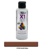 POLİSAN X1 HOBİ BOYASI 0108 ANTİK BAKIR YALDIZ 120 ML - 6