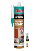 AKFİX SİLİKONİZE MASTİK SİYAH 500 GR - 1