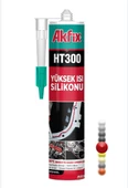 AKFİX YÜKSEK ISI SİLİKONU KIRMIZI 280 ML - 1